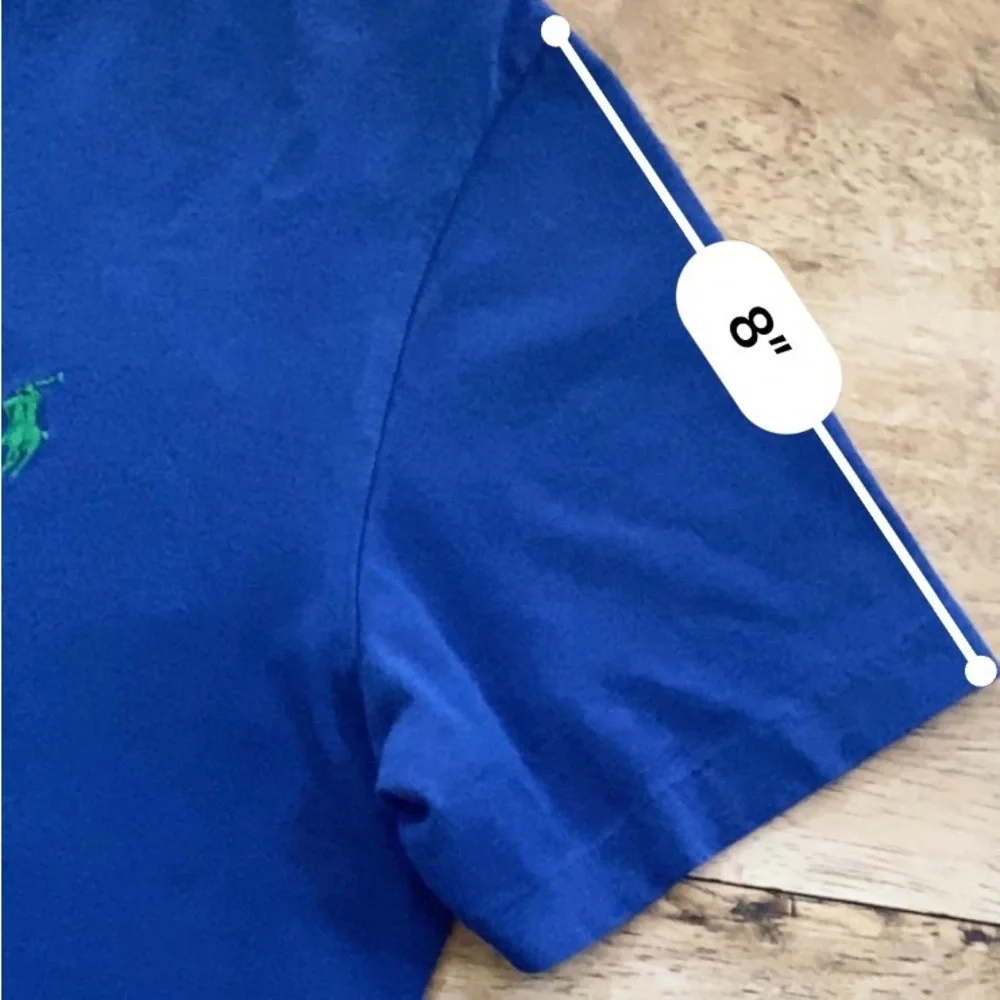 Polo by Ralph Lauren Men’s Size Large Royal Blue‎ 100% Cotton Short Sleeve Tee